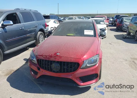 2016 Mercedes-Benz C 450 Amg 4Matic z USA, uszkodzony, nr VIN 55SWF6EB3GU077980